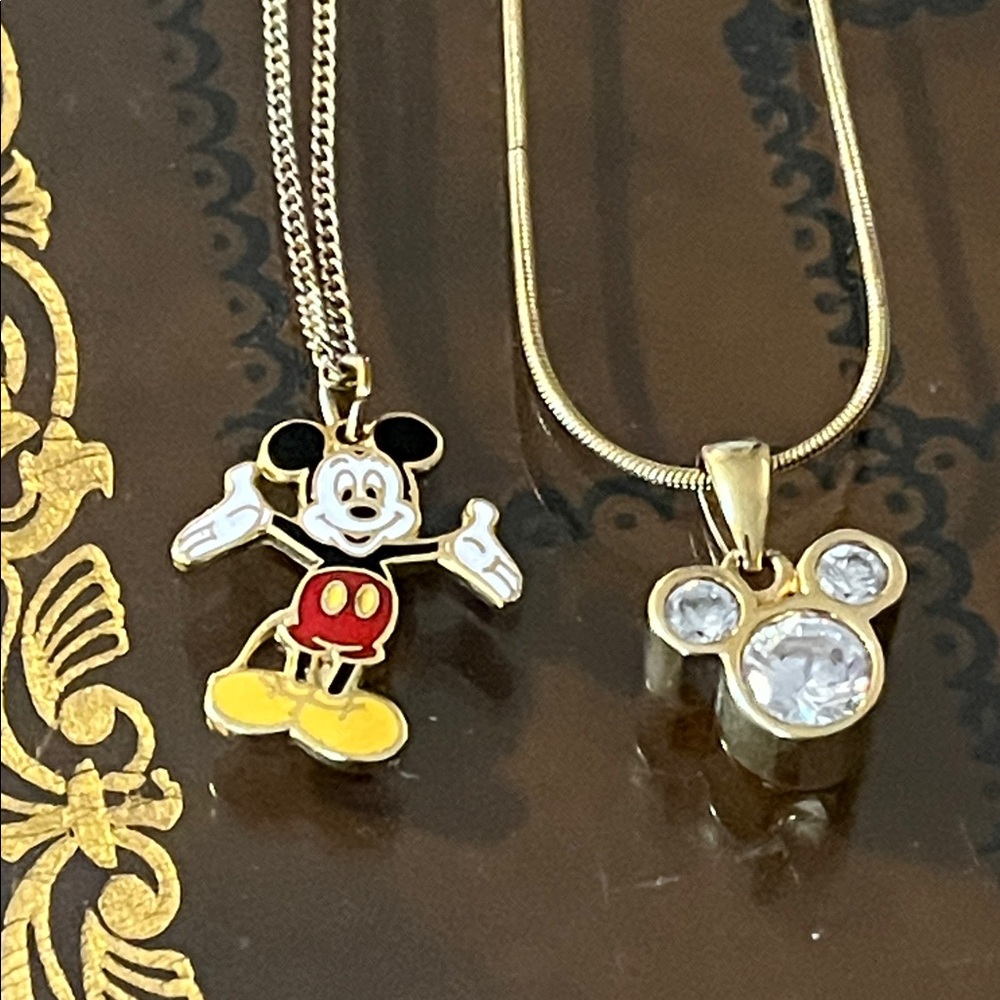 Mickey Mouse 2 necklaces